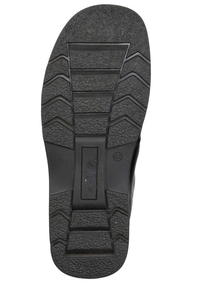 GINO GALANTE, fodrade herrst&ouml;vlar, vinterskor, med lammskinn SVART