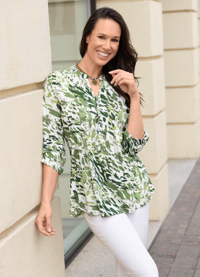 Skjorttunika med kantband 