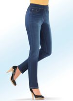 Power-Stretch-jeans i slip-on-modell 