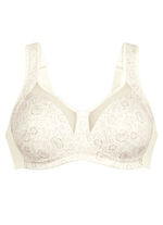 Anita-bh med diskret blommönster och förböjda kupor 