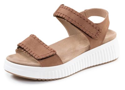 ELENA EDEN, bekv&auml;ma damsandaler, bredd H, med avtagbar fotb&auml;dd 