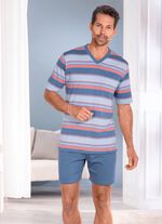 Tv&aring;pack shorts med V-ringning och br&ouml;stficka 