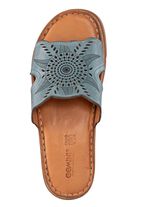 Tvillingmulor gjorda av nappal&auml;der med perforering JEANS