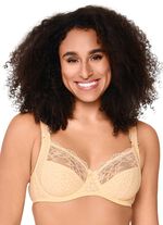 LingaDore bygel-bh med jacquarddesign och elastisk spets 