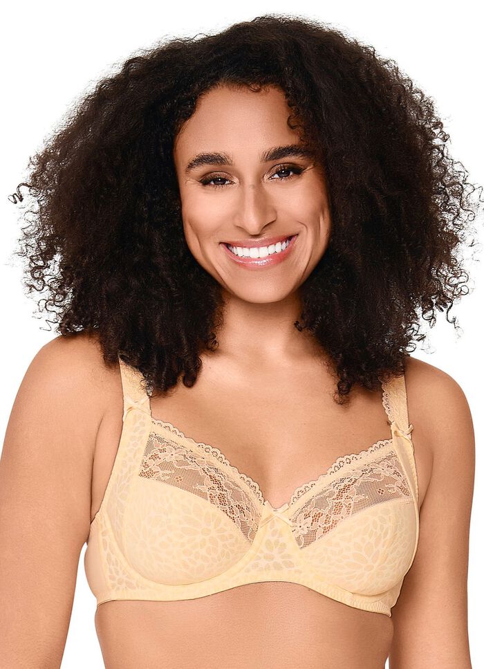 LingaDore bygel-bh med jacquarddesign och elastisk spets 