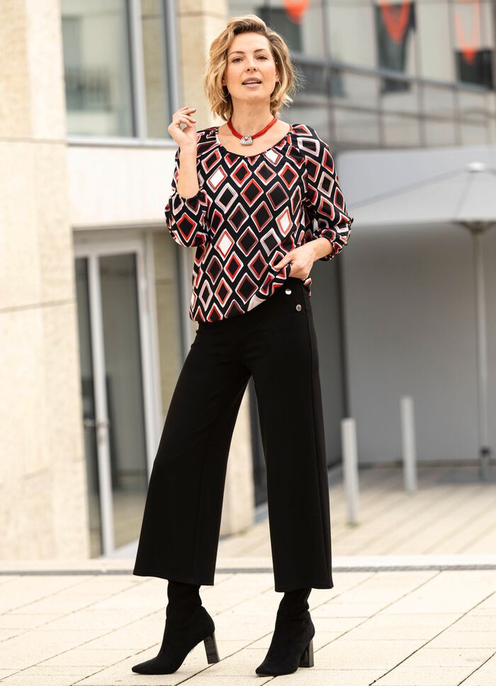 Culottes med dekorativa knappar 