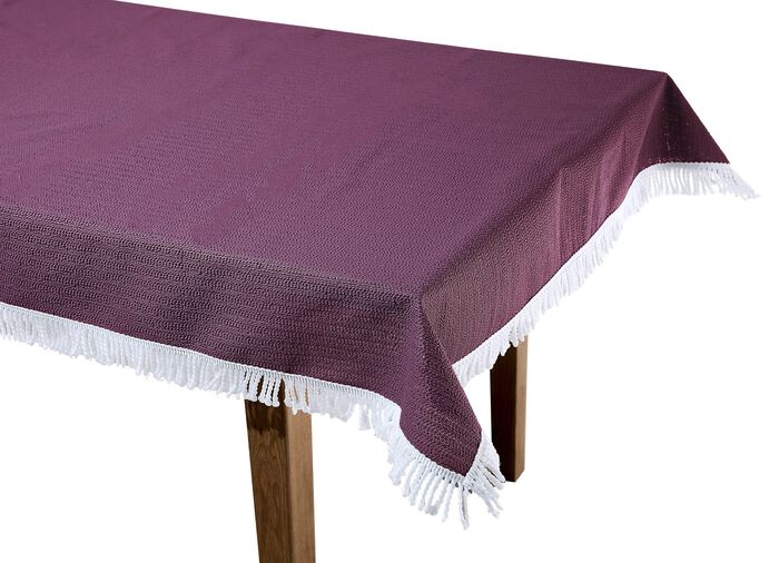 Vind- och v&auml;derbest&auml;ndig tr&auml;dg&aring;rdsduk med fransar 