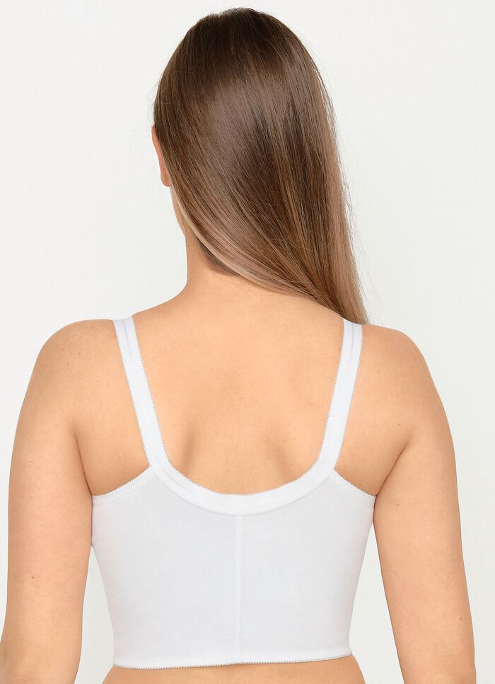 Susa bh i l&aring;ng modell, med kn&auml;ppning framtill VIT