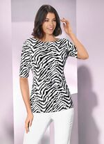 skjorta med moderiktig platt halsringning 