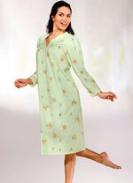 Nattlinne i tv&aring;-pack, l&aring;ng &auml;rm med knappsl&aring; 