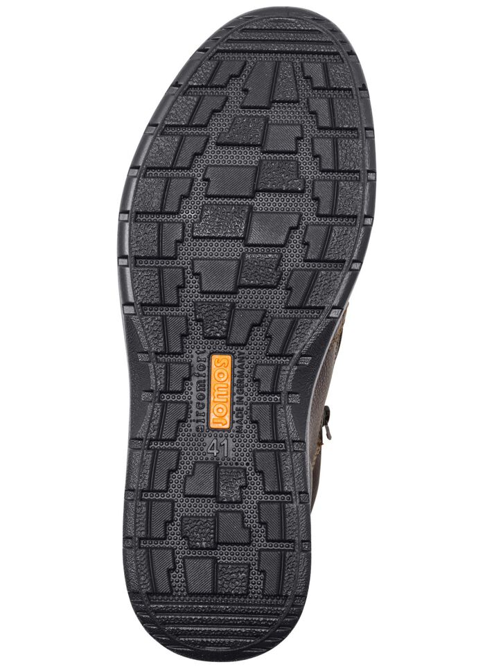 GINO GALANTE, andningsbara herrst&ouml;vlar, vinterskor, med dragkedja MOCKA