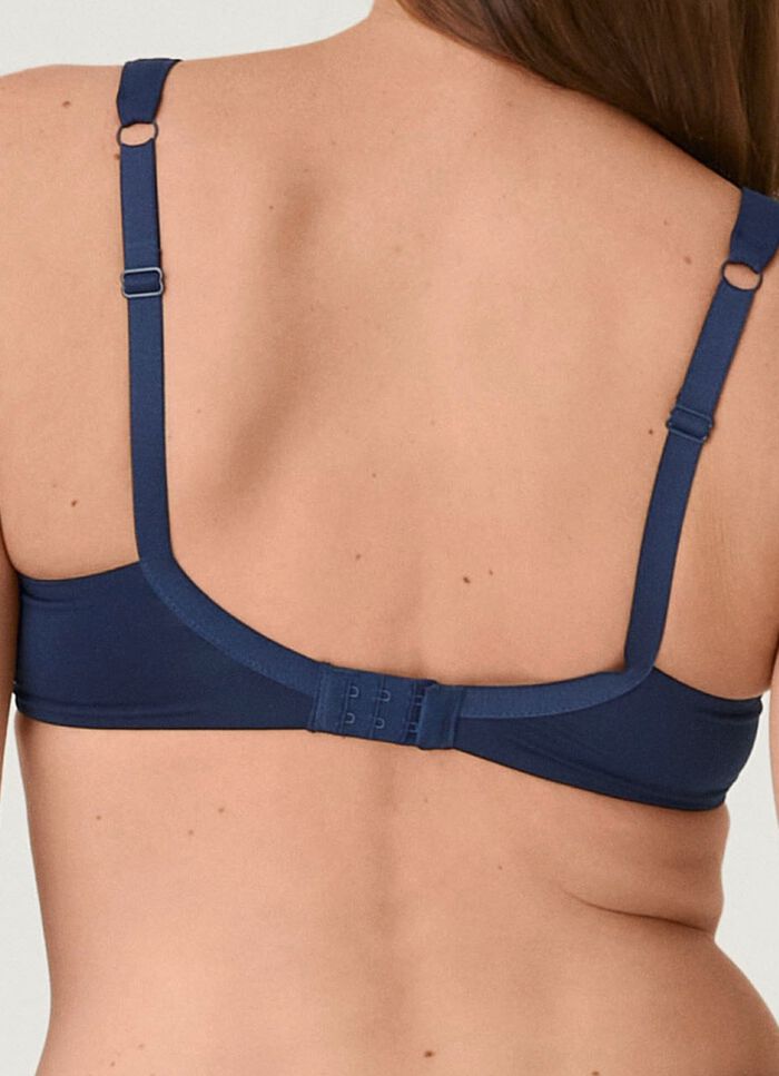 Naturana-bh med satinkant vid dekolletage 