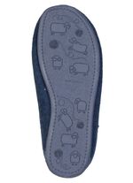Klassiska herrtofflor med uttagbar fotb&auml;dd BLAU