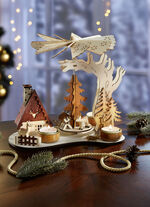 Bordspyramid av trä 