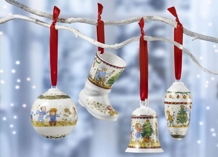 Årliga smycken 2024 från Hutschenreuther WEISS-BUNT