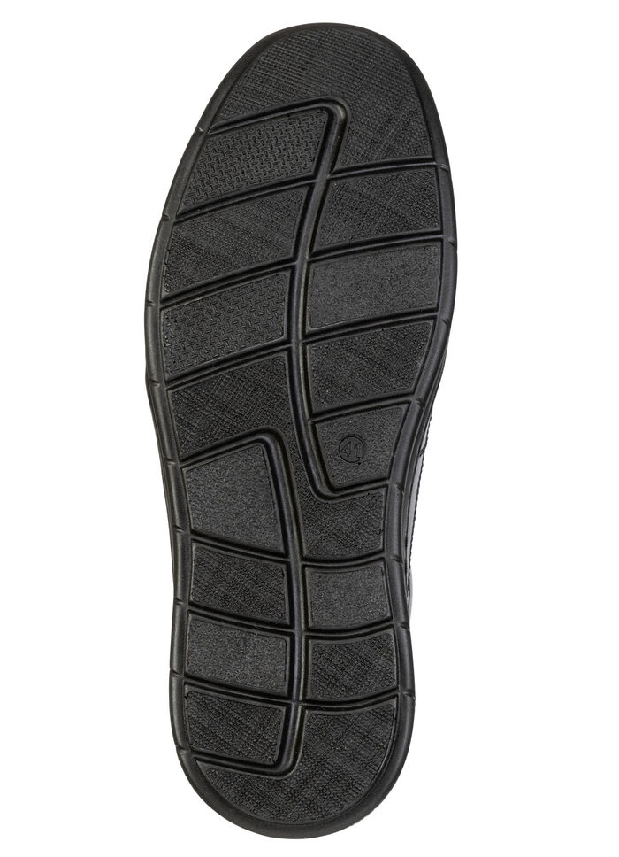 GINO GALANTE, snygga herrskor med snörning och uttagbar fotbädd SCHWARZ