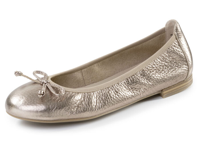 ELENA EDEN, eleganta damballerinor, vidd G, med uttagbar fotb&auml;dd ANTIKGOLD