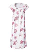 Nattlinne, kort &auml;rm med rund hals 