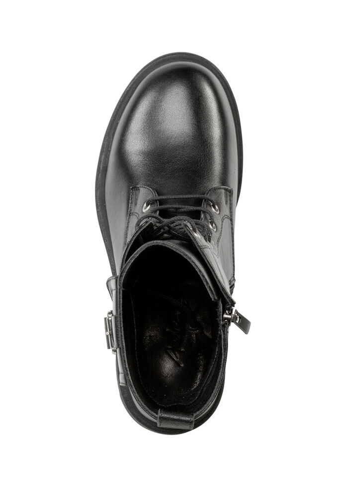 Andrea Conti st&ouml;vletter med fashionabla lappade fickor SVART