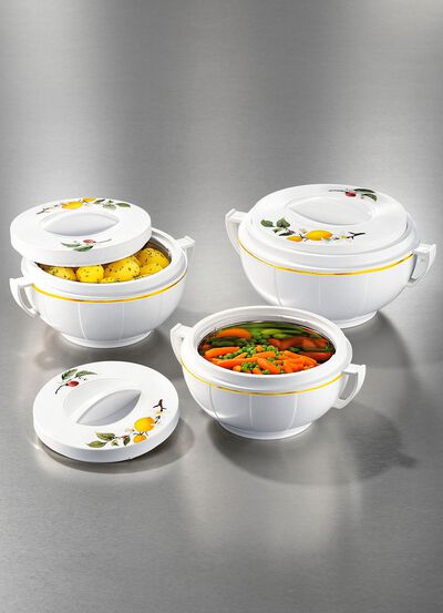 Termisk sk&aring;l set, 3 delar, med skruvlock 