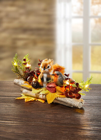 Upplyst bordarrangemang 