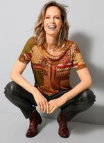 Skjorta med patchad look 