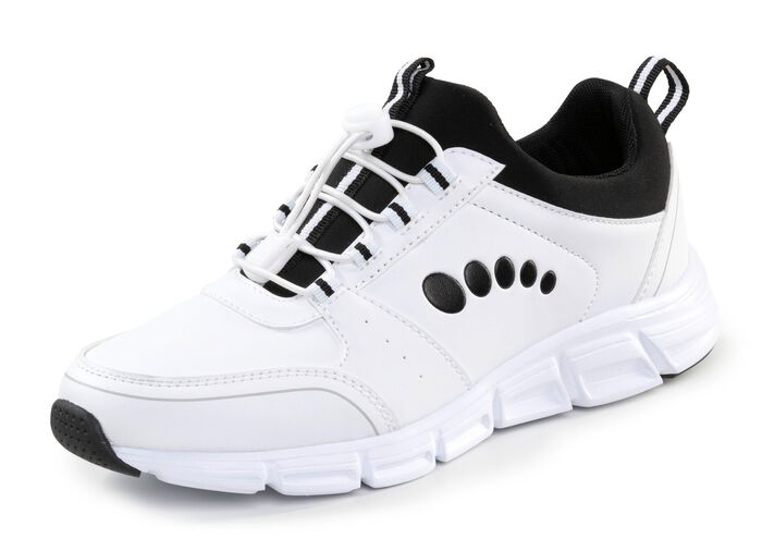 ELENA EDEN sneakers med avtagbar MemoSoft fotb&auml;dd WEISS-SCHWARZ