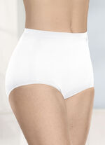 brio lingerie fempack trosor med diskreta glansiga ytor, 