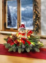 Upplyst arrangemang med LED-ljus 