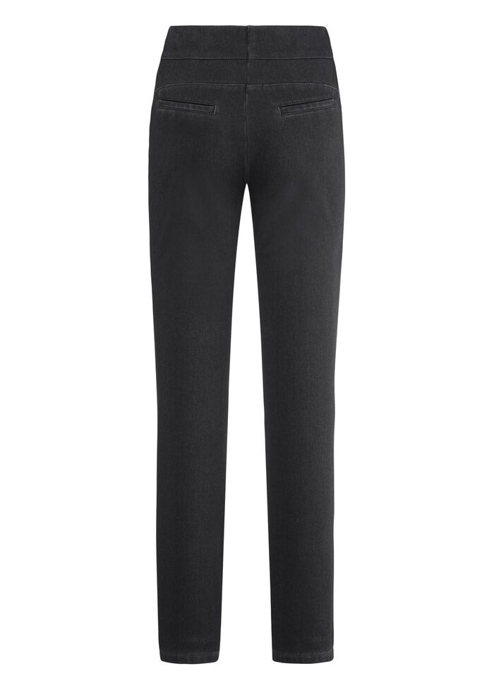 Jerseybyxor i denimlook 