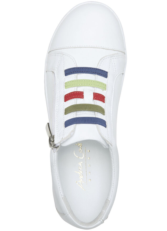 Andrea Conti sneakers med färgglada elastiska band, 