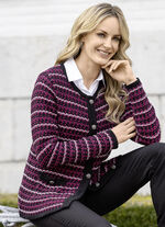 Kofta i jacquarddesign, 