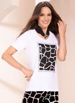 Skjorta med kontrasttryck 