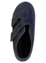 Bekväma damskor med kardborreband, bredd H, med uttagbar fotbädd SCHWARZ