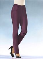 Mjuka stretchbyxor i bekv&auml;m slip-on-modell 