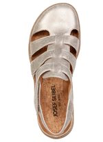 Josef Seibel, eleganta damsandaler, vidd G, med kardborrekn&auml;ppning 