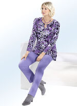 Byxa med stretchinl&auml;gg i midjan bak 