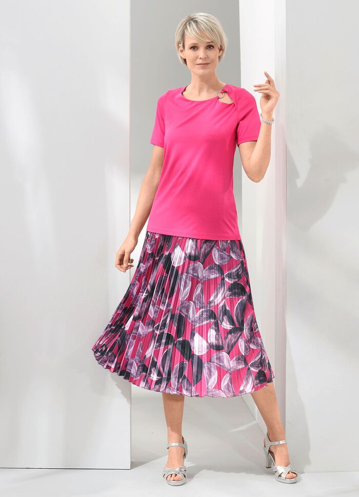 skjorta med dekorativ ring 