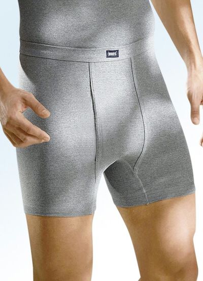 Fyrpack boxershorts i finribb med &ouml;ppning 