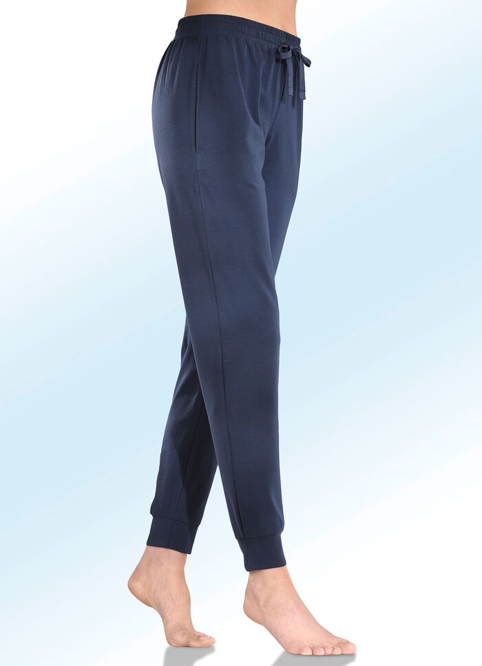 Byxor med ekologisk bomull och sidofickor 