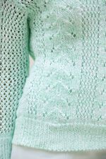 Tr&ouml;ja med lyxigt, skimrande paljettgarn 