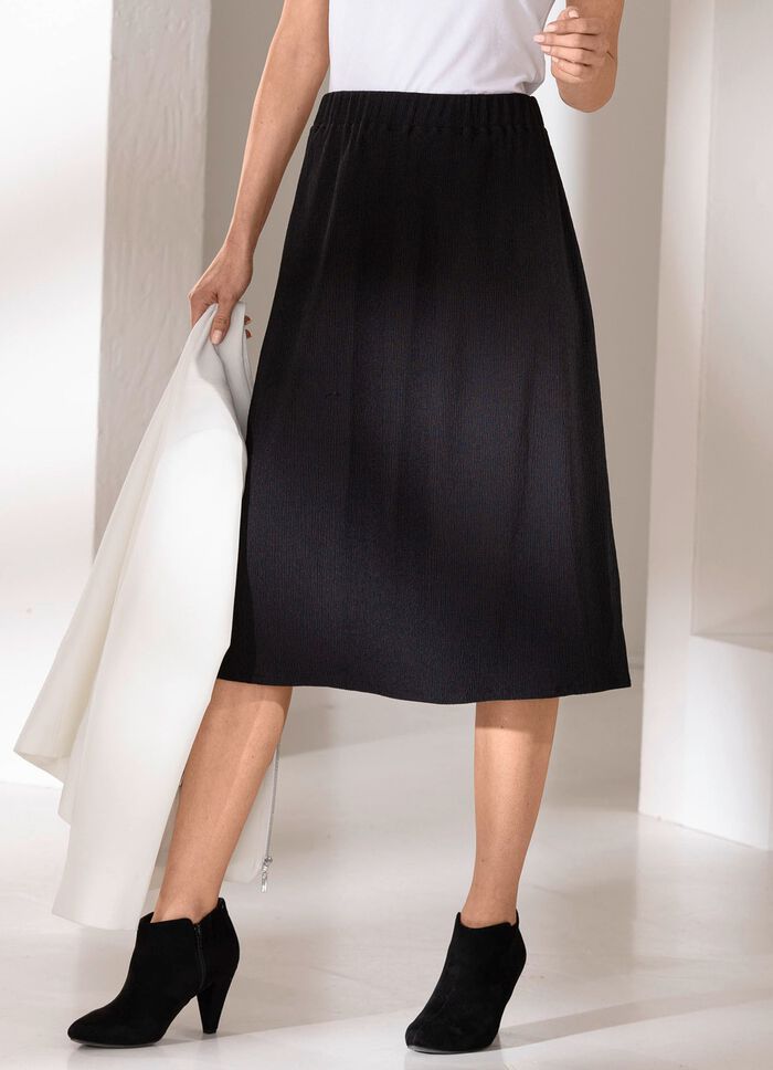 kjol i bekv&auml;m slip-on-stil 