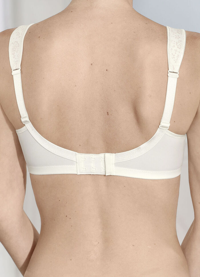 Anita-bh med diskret blommönster och förböjda kupor 