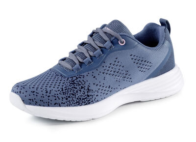 Sneakers med snörning gjorda av effektivt strukturerat textilmaterial, , large