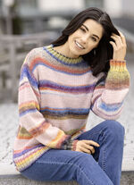 Kraftig stickad tröja 