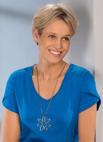 Ormkedja med blomformat h&auml;nge 