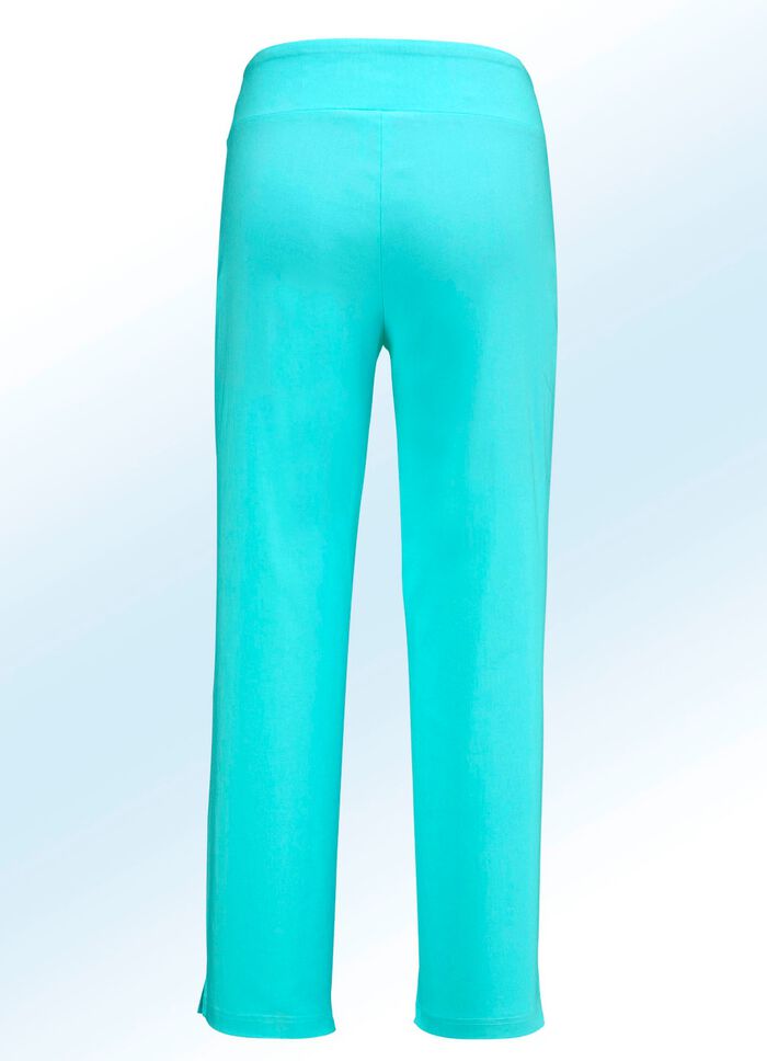 7/8-l&aring;ng byxa med h&ouml;gre midjeband i 7 f&auml;rger 