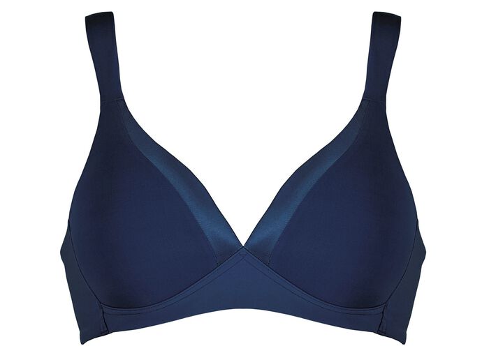 Naturana-bh med satinkant vid dekolletage 