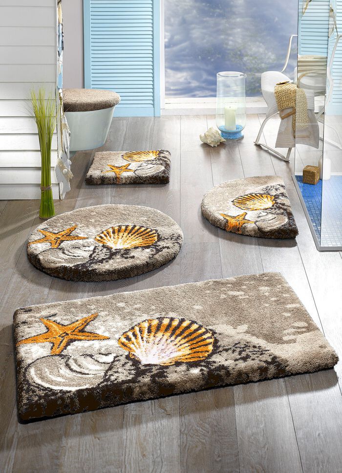 GRUND badrumsset med halkfri latexbaksida 