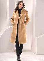 Kappa med sk&auml;rp och dolda tryckknappar 